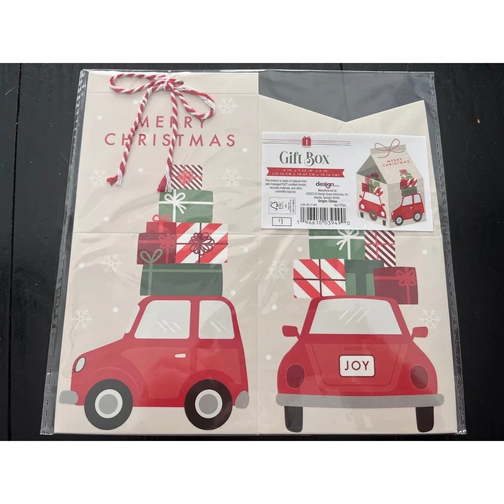 Target‎ Bullseyes Playground Christmas 3D Paper Gift Boxes  29 Total 3 Designs
